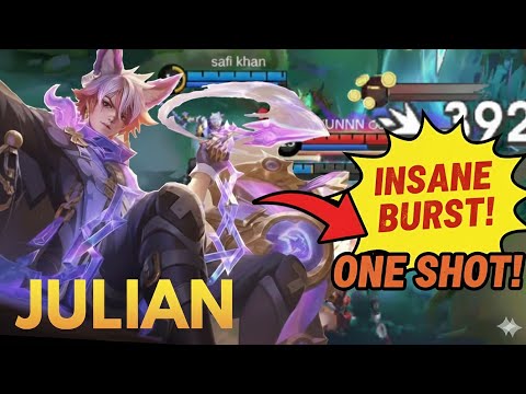Julian 2026 Best Build: 1 Combo = 1 Kill! 🪄 (Safixe Non MLBB)