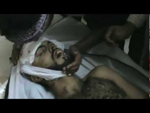 جثمان أسعد الخلف أحد عناصر كتيبة ثوار الشعيطات