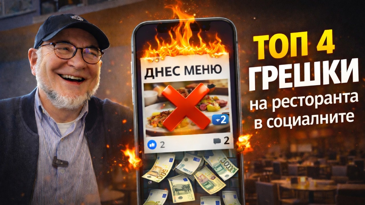 Маркетинг за ресторанти: 5 грешки в социалните мрежи, които убиват вашите продажби