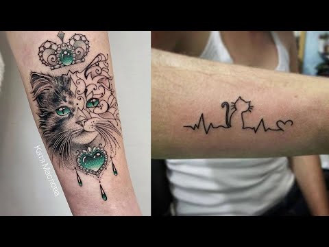 The 10 Best Cat Tattoo Ideas Ever 😆 #Short