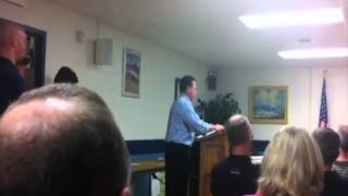 preview picture of video 'Police Chief addresses Pequea Township supervisors'