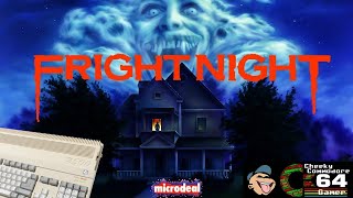 FRIGHT NIGHT – Commodore Amiga (1988) | Vampire Arcade Action in Jerry's Mansion
