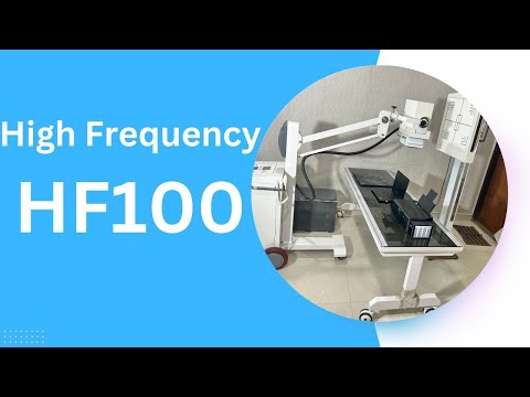 100mA Mobile in High Frequency Digital X Ray Room Set Up with Wired DR