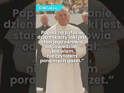 ANECDOTES from the life of SAINT JOHN PAUL II #johnpaulii #faith #jokes #anecdote