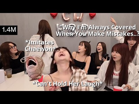 Chaewon Birthday Live Funny Moments (Broke Her Birthday Gift, Get Teased Her Viral Mistakes *TWICE*)