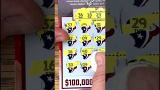 😱 HUGE WIN ⫸ $5 LOTTERY TICKET ⫸ Houston Texans #shorts