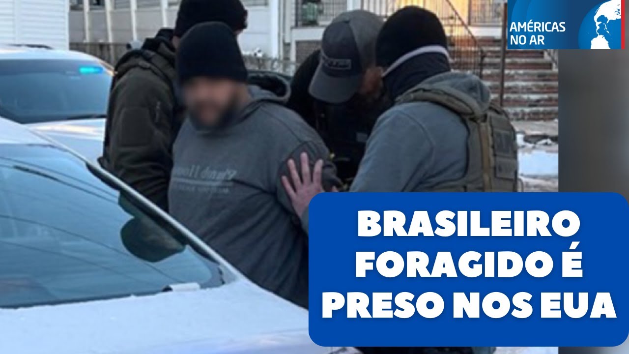 Américas No Ar - 10/02/25 -Criminoso brasileiro é preso pela polícia dos EUA após fugir 2x do Brasil
