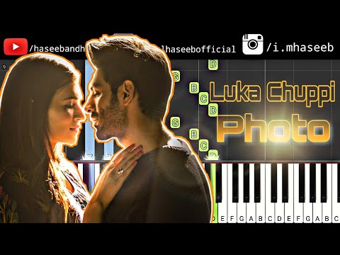 Luka Chuppi: Photo Song Piano Tutorial | Kartik Aaryan Kriti Sanon | Haseeb and Hassan #PIANO Video