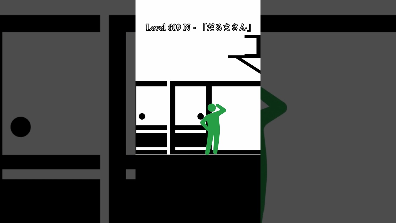 [ゆっくり解説_1分ver]動画化するべきではなかった階層「Level 609 N - 「だるまさん」」The Backrooms #shorts