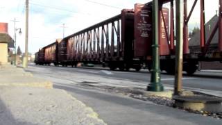 preview picture of video 'Street Running on the Washington & Idaho Railway'