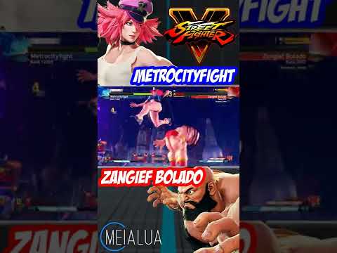 SFV CE - Metrocityfight(POISON) VS Zangief Bolado(ZANGIEF) # MeiaLua  🌘 MeiaLua 🌘