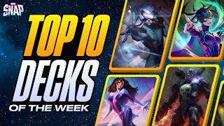 TOP 10 BEST DECKS IN MARVEL SNAP | Weekly Marvel Snap Meta Report #184