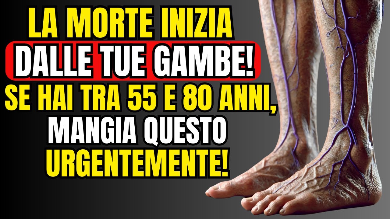3 ALIMENTI ESSENZIALI PER EVITARE LA DEBOLEZZA ALLE GAMBE E L’INVECCHIAMENTO PRECOCE!
