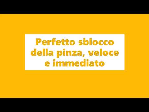 Macchina incordatrice elettronica RHAPSO. Sblocco pinza Gravity Touch