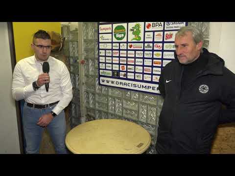 28. kolo 2021/2022: Šumperk - Frýdek-Místek 6:2, trenéři