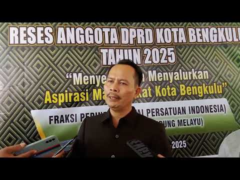 Reses Anggota DPRD Kota Bengkulu Edi Haryanto