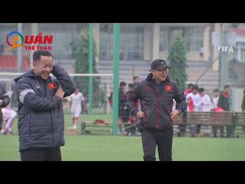 HLV Park Hang Seo “không nhịn được cười” vì những bài tập hài hước của các học trò ở ĐT Việt Nam