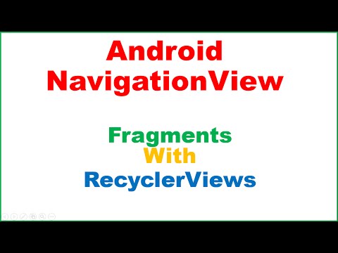 Android NavigationView Ep.04 : DrawerLayout - Fragments With RecyclerView