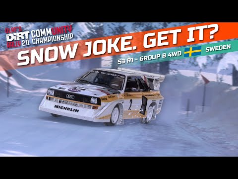 These Cars Are Snow Joke… (DIRT Rally 2.0 - Group B 4WD @ Sweden)
