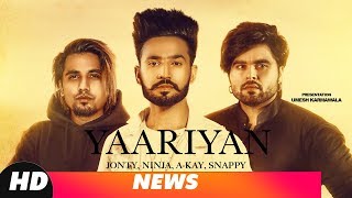 News | Yaariyan | Jonty | Ninja | A-Kay | Snappy | Shehnaz Gill | Releasing On 27th Sept 18