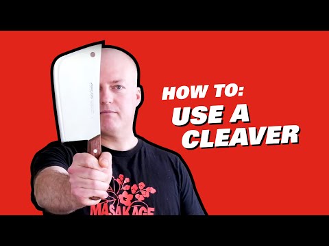 How to Use a Cleaver to Chop Pork and ChickenBones