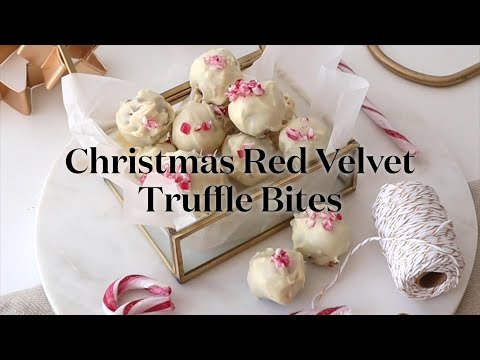 Soap & Glory x The Lazy Foodie: Christmas Red Velvet Truffle Bites
