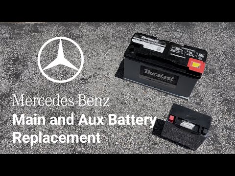 Mercedes Benz Main and Aux Battery Replacement – E Class S Class SL – Step by Step Guide