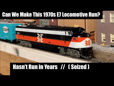 Can We Make This 1978 E7 Locomotive Run Again? - Seized & Burning Motor