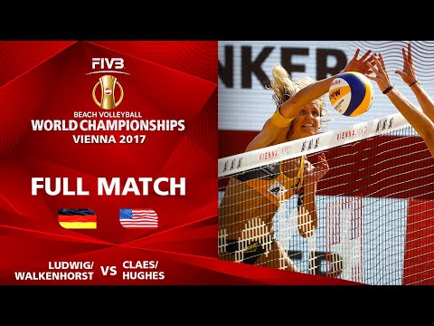 Hughes/Claes vs. Ludwig/Walkenhorst - FULL MATCH | Beach Volleyball World Champs Vienna 2017