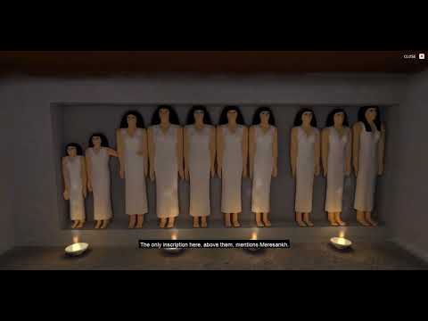 DIGITAL GIZA  Giza 3D   Tour of the Tomb of Queen Meresankh