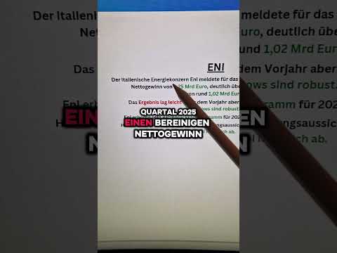 Eni shares with strong dividends and good figures! #finance #stocks