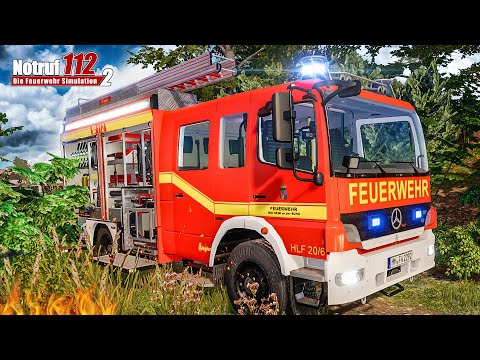 NOTRUF 112 #23: Einsatz im Wald: Grillunfall zwischen Bäumen! | Feuerwehr Simulation 2