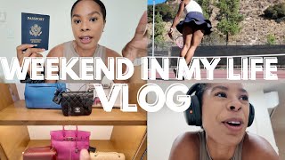 Weekend in My Life Vlog (passport renewal, new suitcase set, shopping at The Real Real, tennis)