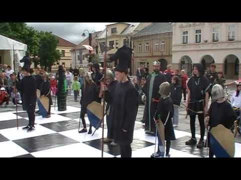 Viktor Gažík - GM Robert Cvek, živý šach, 1,časť