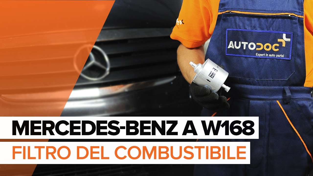 Come cambiare filtro carburante su Mercedes W168 benzina - Guida alla sostituzione