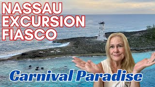 Nassau Excursion Fiasco on a Glass Bottom Boat, Carnival Paradise, December 2025
