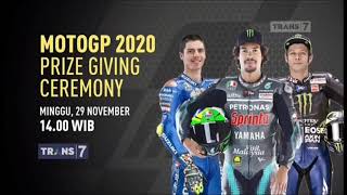 Download lagu Promo Trans7 : MotoGP 2020 Prize Giving Ceremony [30sec] mp3