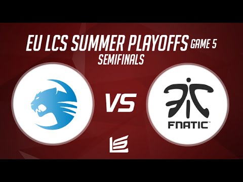 EU LCS 2014 Summer Playoffs Semifinals:Fnatic vs Roccat Game 5 Highlights