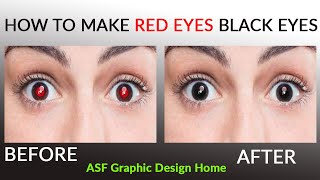 How to remove red eye in photoshop 2021 || Red Eye tools