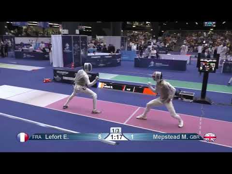 World Championships 2023 SMF - L32 - Enzo Lefort FRA v Marcus Mepstead GBR