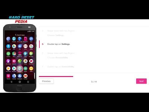 ☑️ Motorola Moto Z2 Force Turn off Talk Back