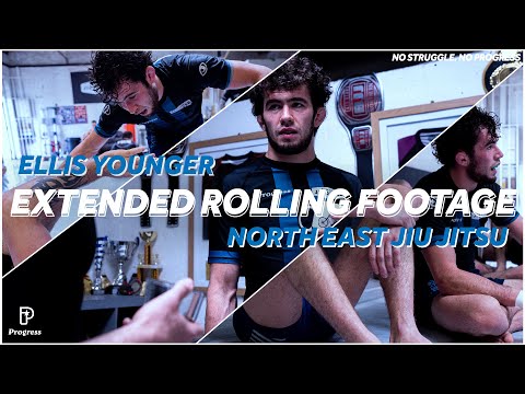 BJJ Rolling Footage // Ellis Younger at North East Jiu Jitsu