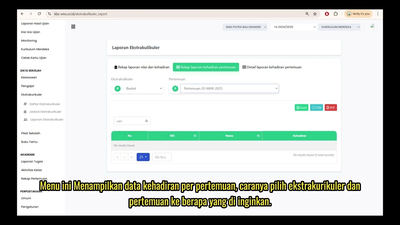 Laporan Exstarkulikuler