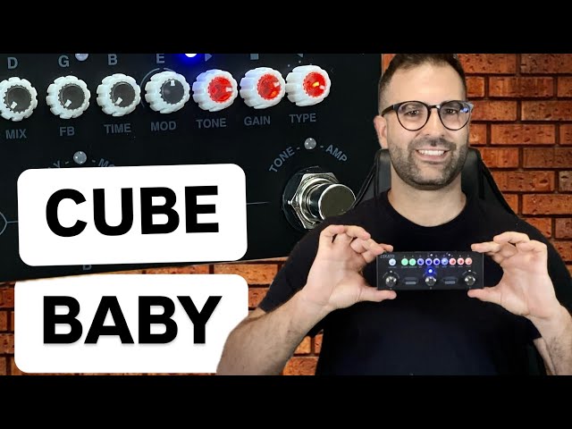 Vídeo relacionado con Getaria Pedales Guitarra Multiefectos Para Pedal de efectos con carga IR, sintonizador, amplificador/salida de auriculares de 3,5 mm, batería integrada