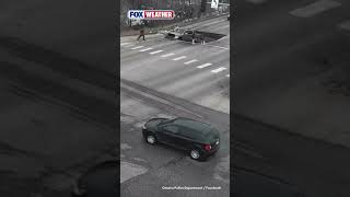 MUST WATCH: Sinkhole Swallows Two Cars In Omaha, Nebraska