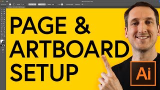 Page Setup & Adjusting Artboards in Adobe Illustrator