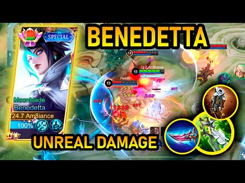 Benedetta Offlane - Unreal Damage! Top Global Build | Comeback?! Gameplay MLBB