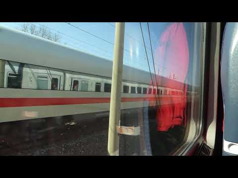 Metropolitan-ICE überholt IC mit ca. 200 km/h