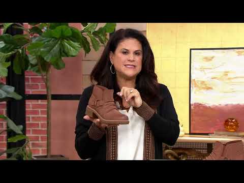 Clarks Collection Leather Ankle Boot - Hearth Fay on QVC
