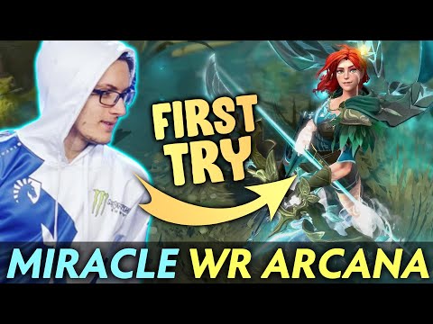 Miracle FIRST TIME trying Windranger ARCANA — back to MID
